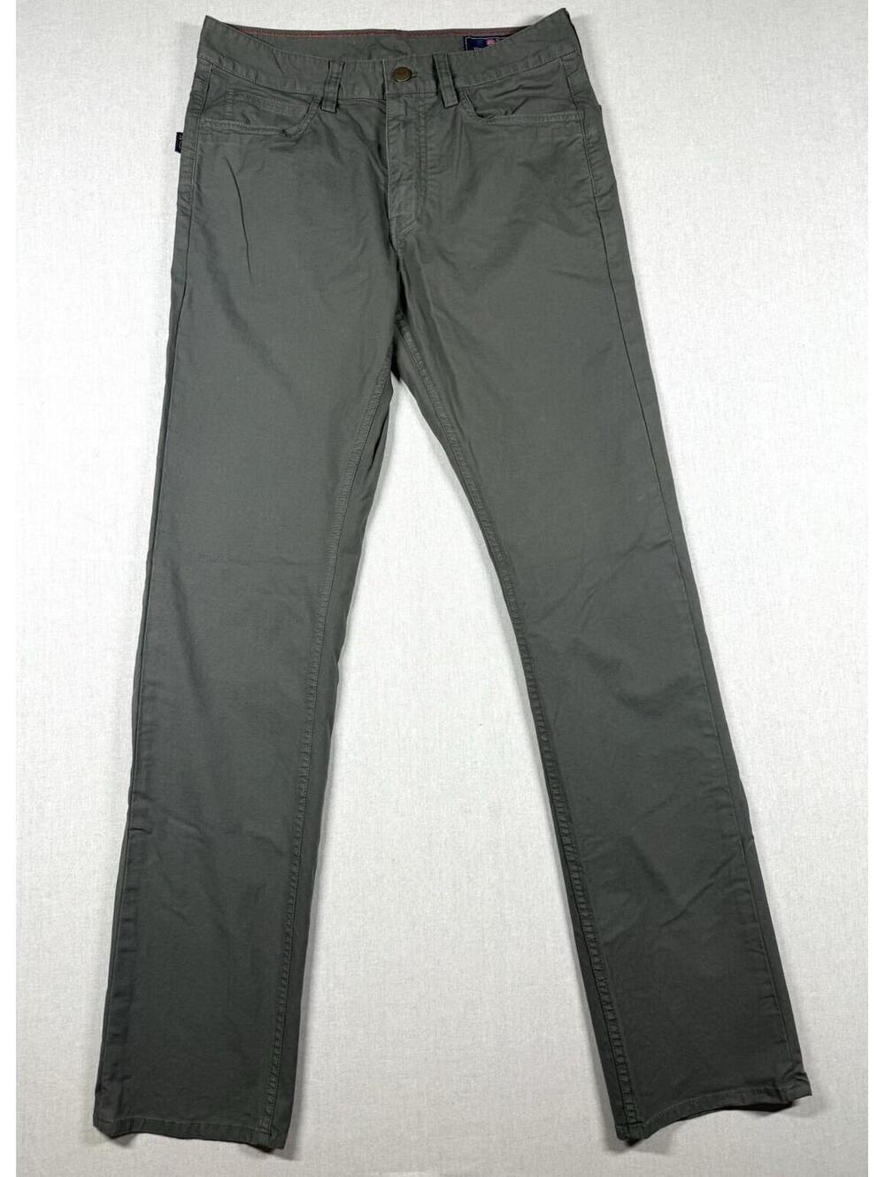 Vineyard Vines Pants Mens 28x32 (29x31) Gray Green Commuter Chino Golf Cotton